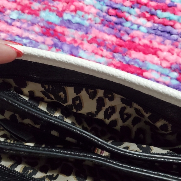 Nine West Black/White Crossbody Bag - Picture 2 of 4